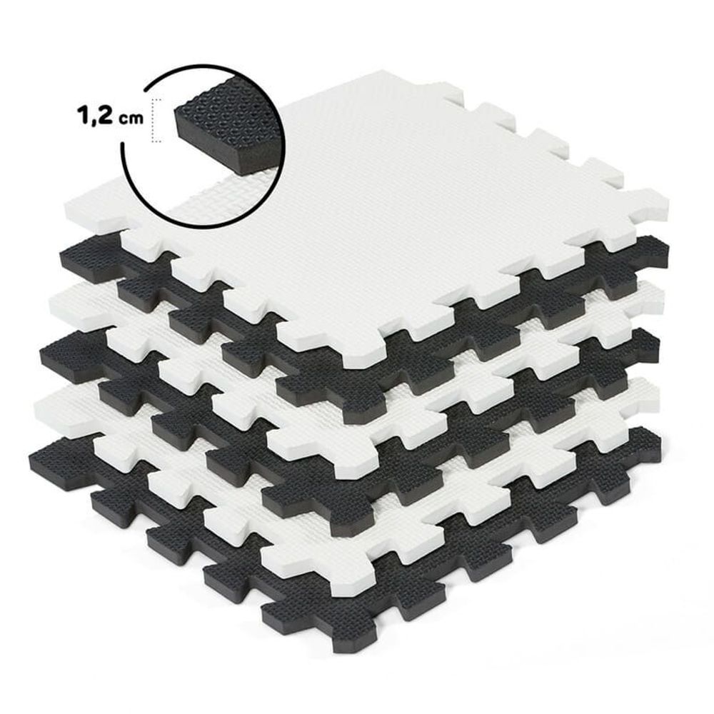 Kinderkraft Podloga za igru LUNO 150x180cm, Black slika 9