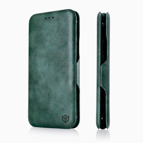 Techsuit Safe Wallet Plus preklopna futrola za Motorola Moto G54 Power Edition / G64 – tamno zelena slika 1