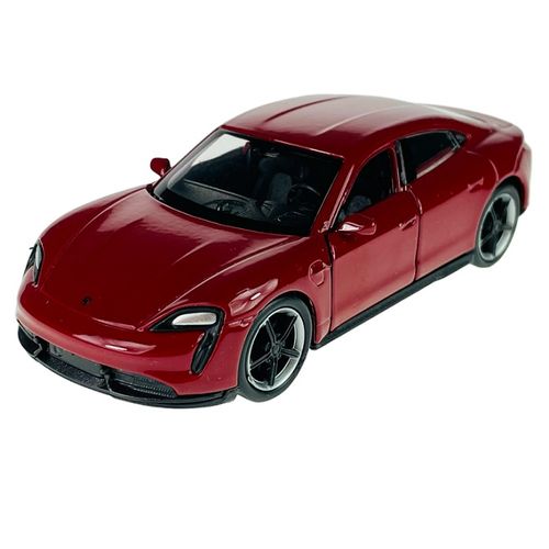 Porsche Taycan Turbo S dark red 1:34 slika 1