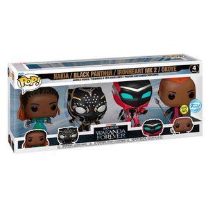 POP pack 4 figures Marvel Black Panther Wakanda Forever Exclusive