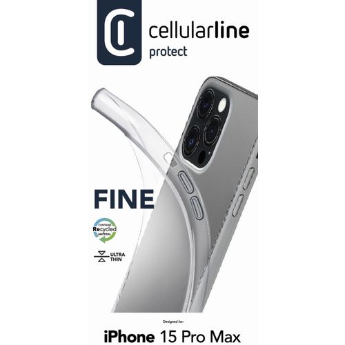 Cellularline Fine silikonska maskica za iPhone 15 Pro Max slika 3