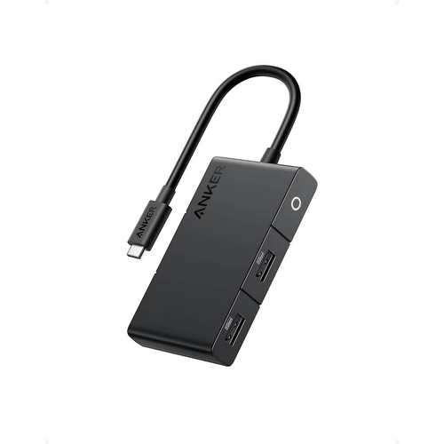 Anker 332 USB-C Hub (5-in-1, 4K HDMI), kabel, crna slika 1
