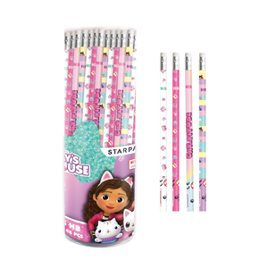 STARPAK 534877 Drvena olovka sa gumicom Gabby's Dollhouse, 1 kom