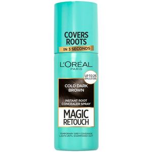 L'Oreal Paris Magic Retouch Sprej za privremeno prikrivanje izrastka Cold Dark Brown 75ml