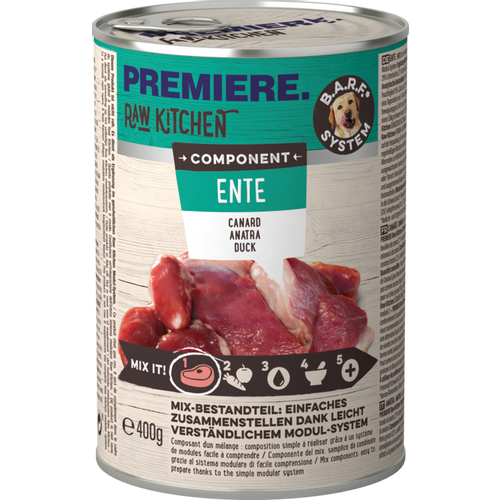 Premiere Dog Raw Kitchen Component Pačetina 400g konzerva slika 1