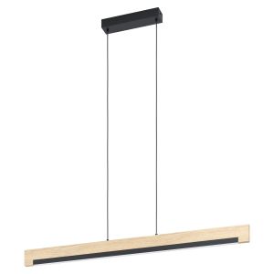 Eglo Camacho Visilica sa LED Osvjetljenjem, 25,5W, D-1100, Drvo/Crna
