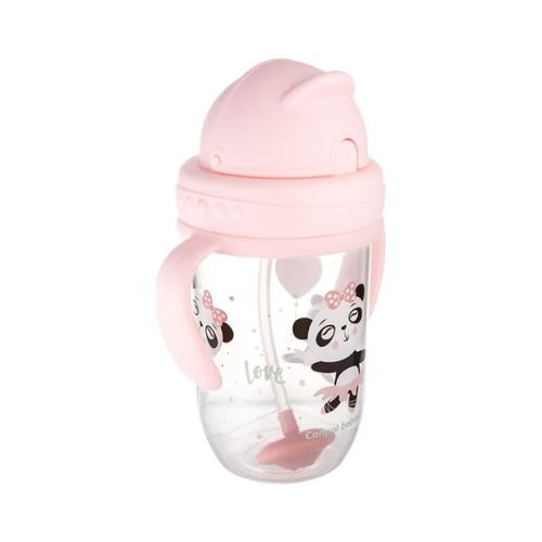 Canpol Babies Non-Spill Sportska Šolja Sa Slamcicom (Teg) 270Ml 56/606 Exotic Pink slika 3