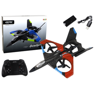 Avion quadcopter na daljinsko upravljanje crveni