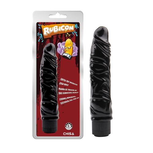 Crni Vibrator 22cm Rubicon slika 1