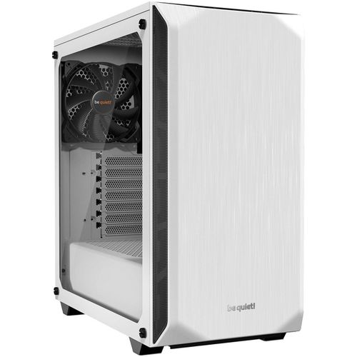 be quiet! BGW35 PURE BASE 500 Window White, MB compatibility: ATX / M-ATX / Mini-ITX, Two pre-installed be quiet! Pure Wings 2 140mm fans, including space for water cooling radiators up to 360mm slika 1