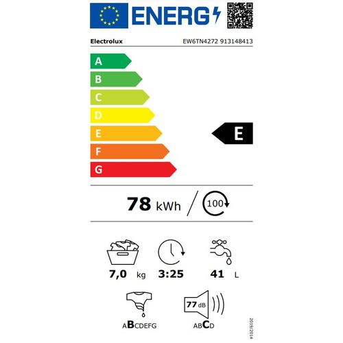 Electrolux EW6TN4272 PerfectCare 600 Veš mašina sa gornjim punjenjem kapaciteta 7 kg i 1200 obrtaja slika 7