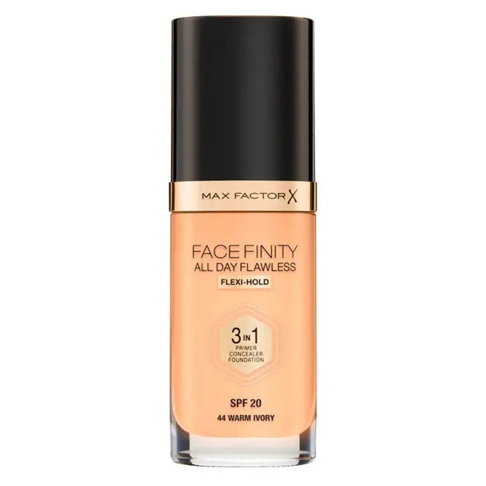 Max Factor Facefinity 3u1 Tečni puder 44 Warm Ivory 30ml slika 1