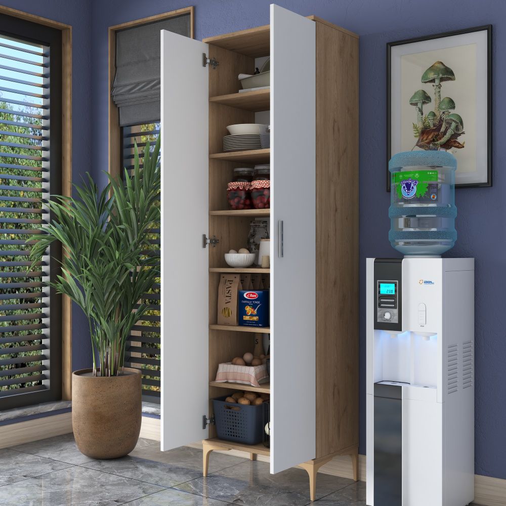 Višenamjenski ormar u bijeloj boji - JE102 - 2790 Walnut slika 4