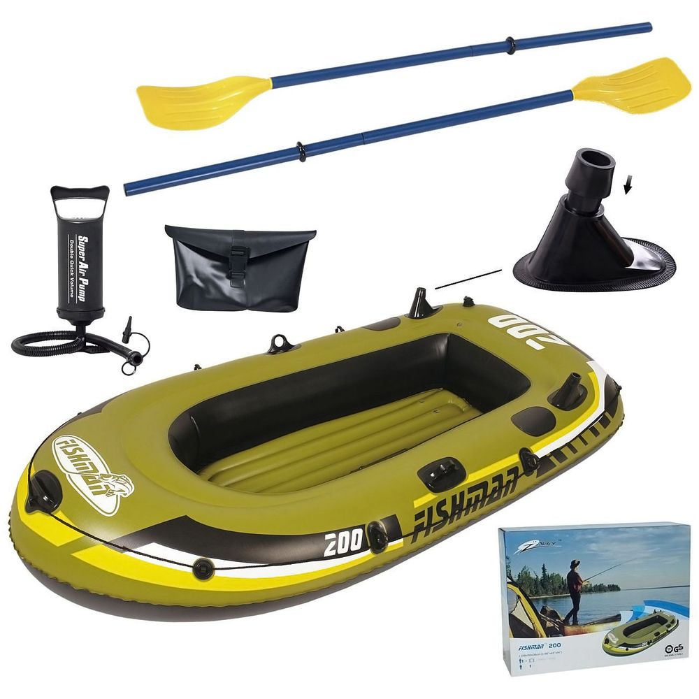 Čamac na naduvavanje Fishman 200 Set, 218x110x36cm slika 1