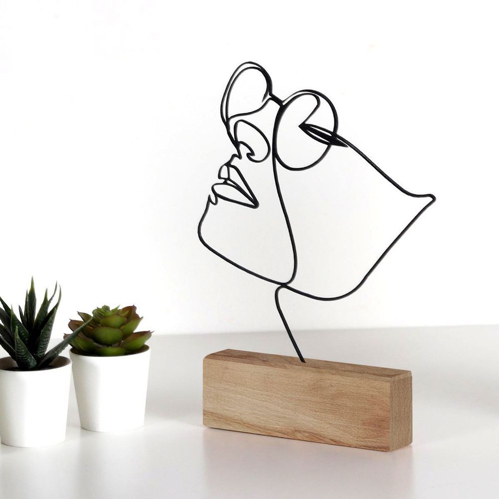 Decorative object M-037, colour: black slika 2