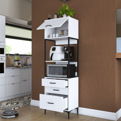 JE135 - 3101 White Multi Purpose Cabinet slika 8