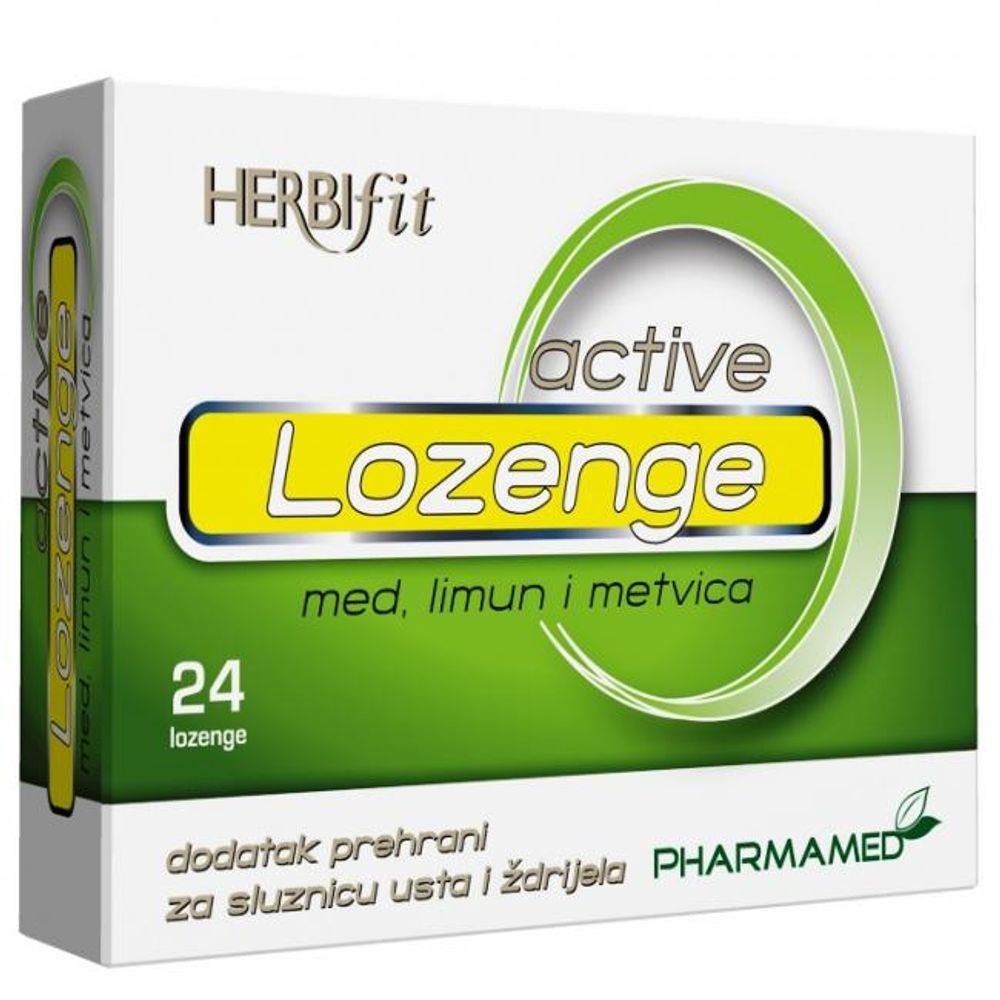 HERBIFIT LOZENGE ACTIVE A24 ORIBLETE slika 1