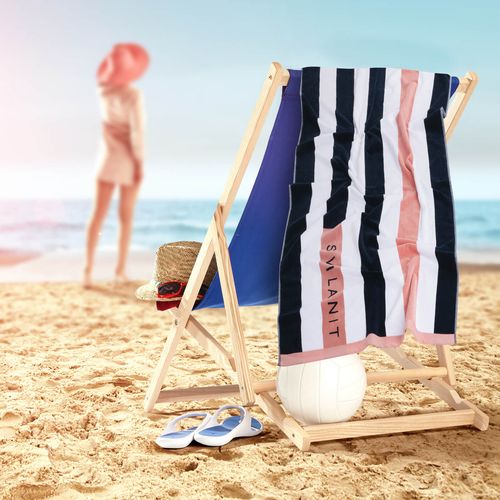 Peškir za plažu Pink Stripe slika 5