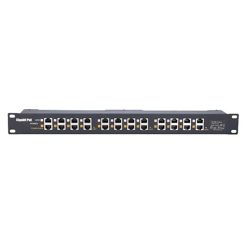 Extralink 12 Port 10/100/1000 PoE injector, 19'', rack mount slika 1