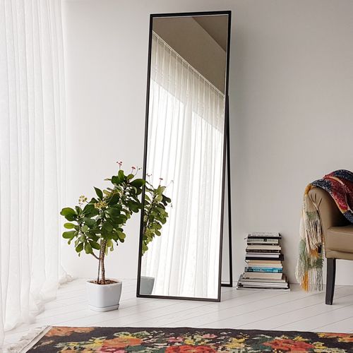 Cool Ayna / Metal Çerçeve / 170x50cm Black Cheval Mirror slika 3