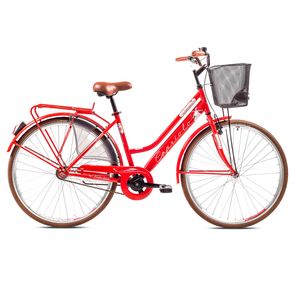 Capriolo bicikl AMSTERDAM LADY red -steel bask