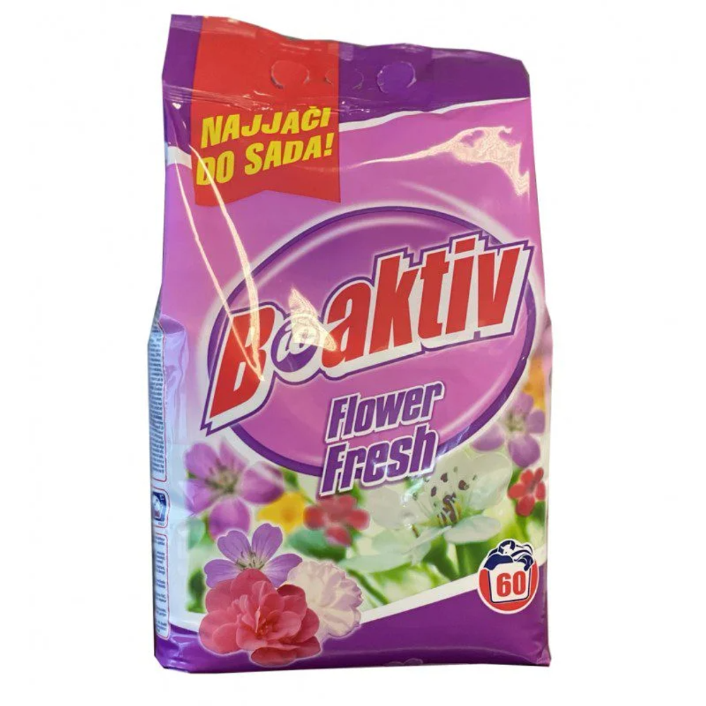 Bioaktiv deterdžent za veš u prašku Flower Fresh 6kg XL Pack slika 1