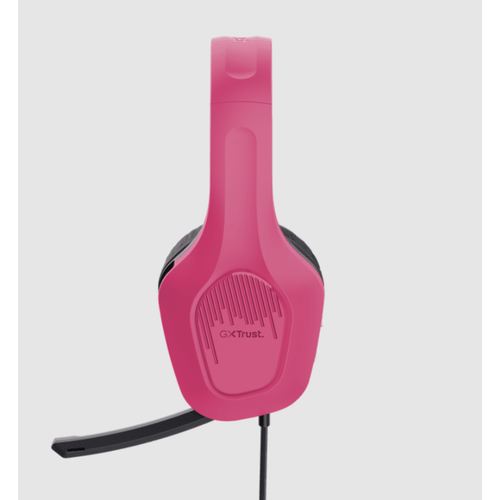 Trust GXT 415P Zirox slušalice žičane pink gaming slušalice, 200 cm kabl, 3.5 mm, over-ear, mikrofon slika 1