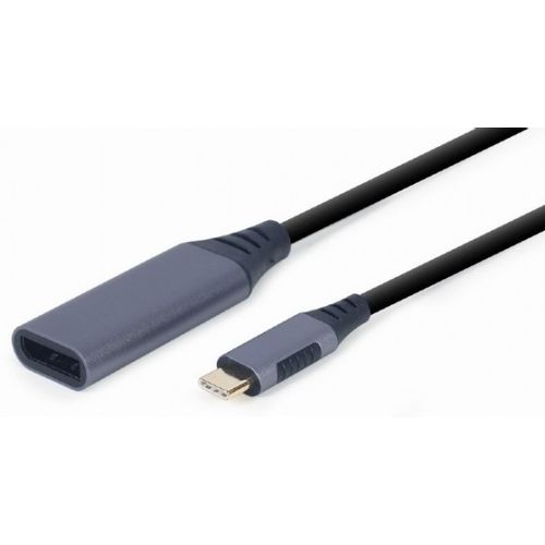 A-USB3C-DPF-01 Gembird USB Type-C to DisplayPort male adapter, space grey A slika 1