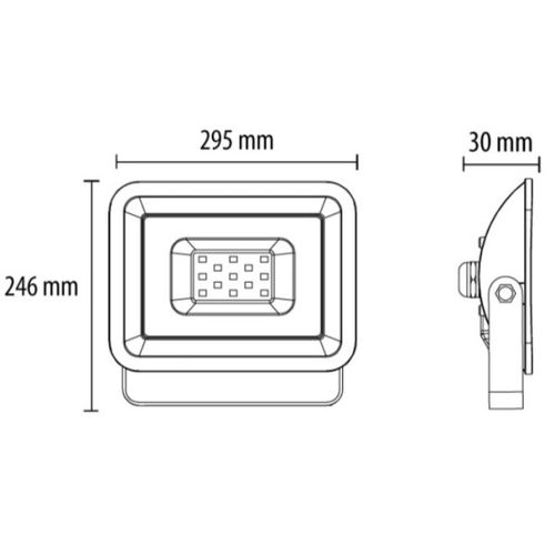 LED reflektor 100W 6500K LRF024EW-100W/BK Crna slika 3