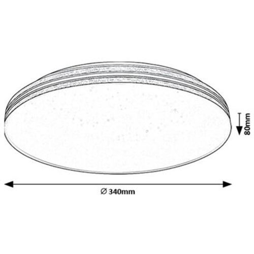 Rabalux Oscar2 led plafonska lampa 71177 slika 5