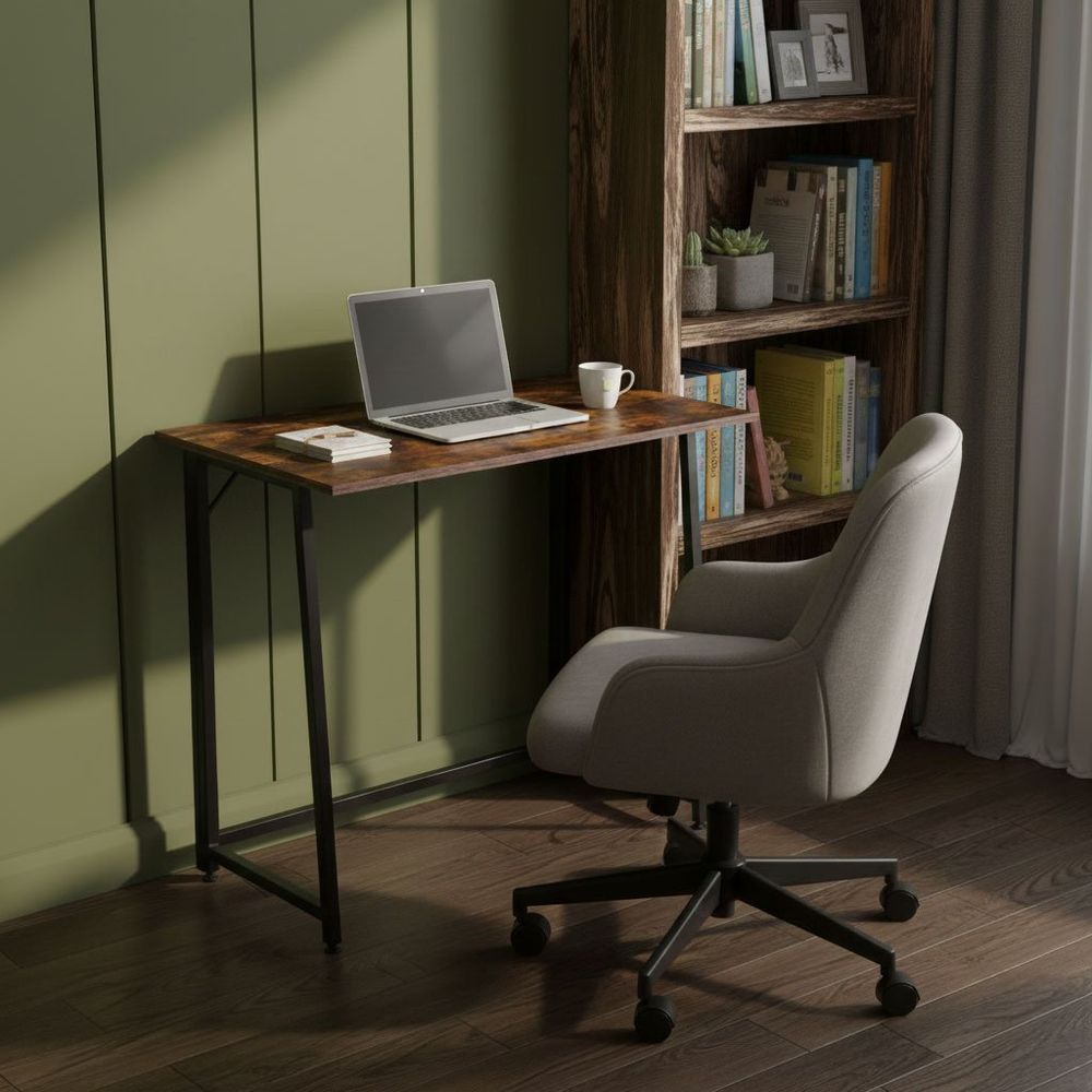 ModernHome sklopivi računalni stol 80 × 45 cm za laptop – loft stil slika 2