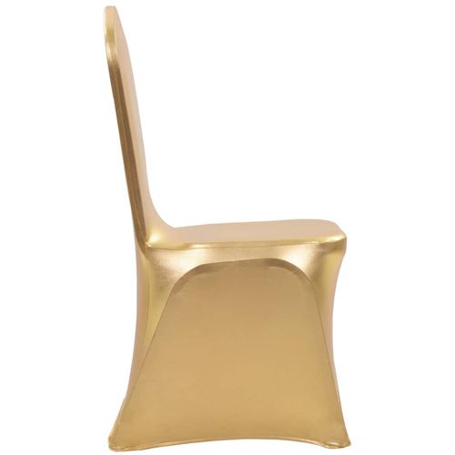 Navlake za stolice 6 kom rastezljive boje zlata slika 18