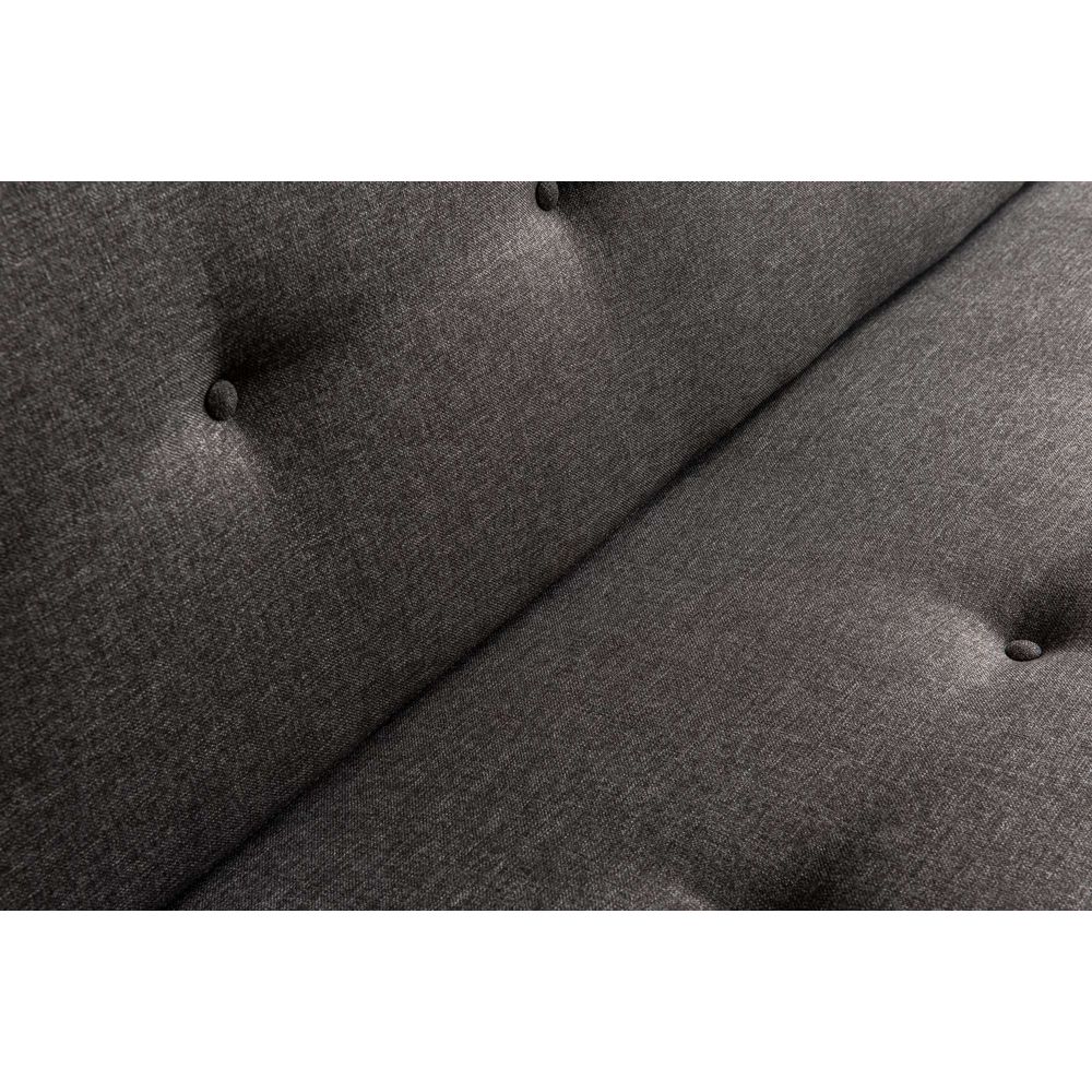 Sofa na razvlačenje Zven - Tamno siva slika 6