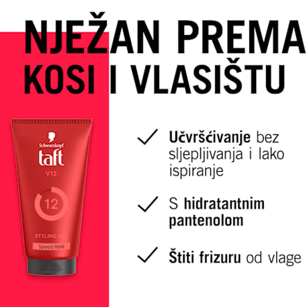 Schwarzkopf Taft Gel za kosu V12 150ml slika 3