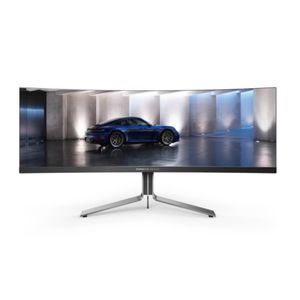  AOC PD49 Monitor 49"/OLED,zakrivljen,32:9/5120x1440/240Hz/0,03ms GtG/HDMIx2,DP,USB/Gsync/visina/crna