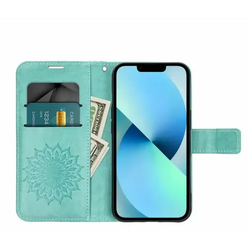 MEZZO Book case preklopna torbica za SAMSUNG GALAXY A14 4G mandala green slika 5