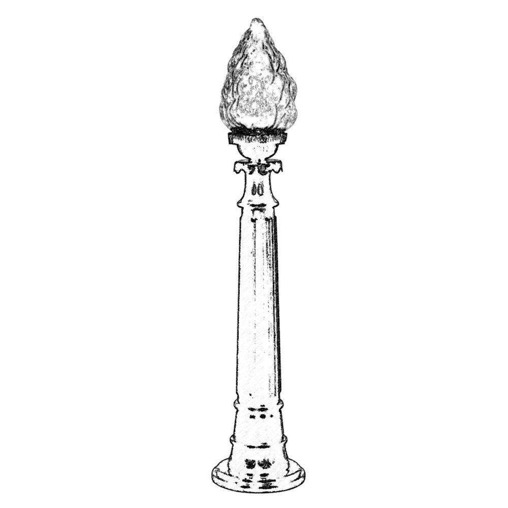 BSU-68191-BSY-M1-K Crna Spoljašnja Podna Lampa slika 2