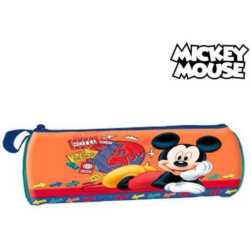 Školska Pernica u Obliku Valjka Mickey Mouse 32367 Oranžna slika 1