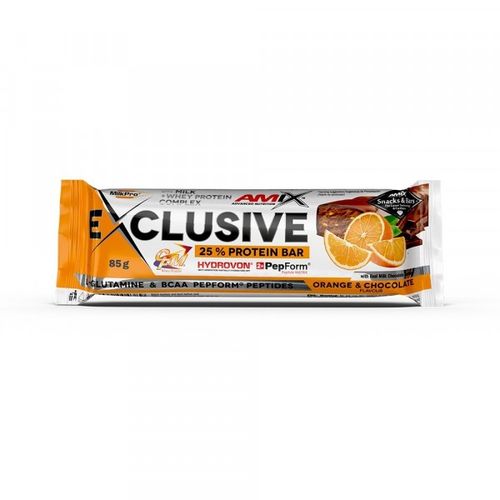 AMIX Exclusive Protein Bar 85g Narandža slika 1