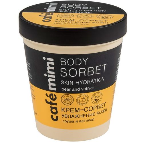 CAFÉ MIMI krem sorbet za telo (hidratacija kože, kruška i vetiver 220ml slika 1