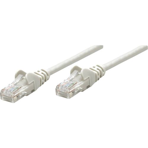 Intellinet 733298 RJ45 mrežni kabel, Patch kabel cat 6 S/FTP 15.00 m siva pozlaćeni kontakti 1 St. slika 1