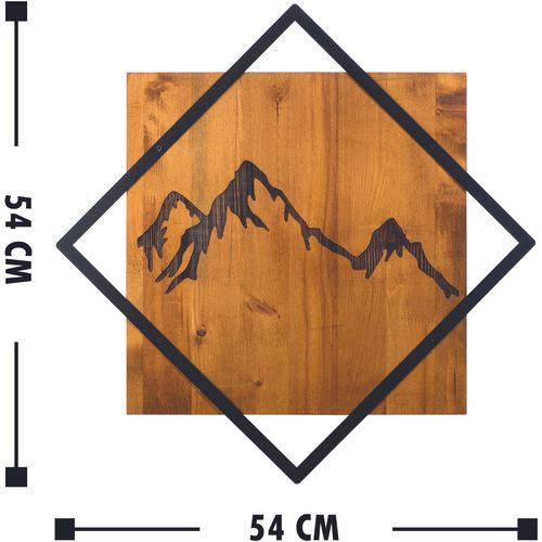 Wallity Ukrasni drveni zidni dodatak, Mountain 2 slika 3