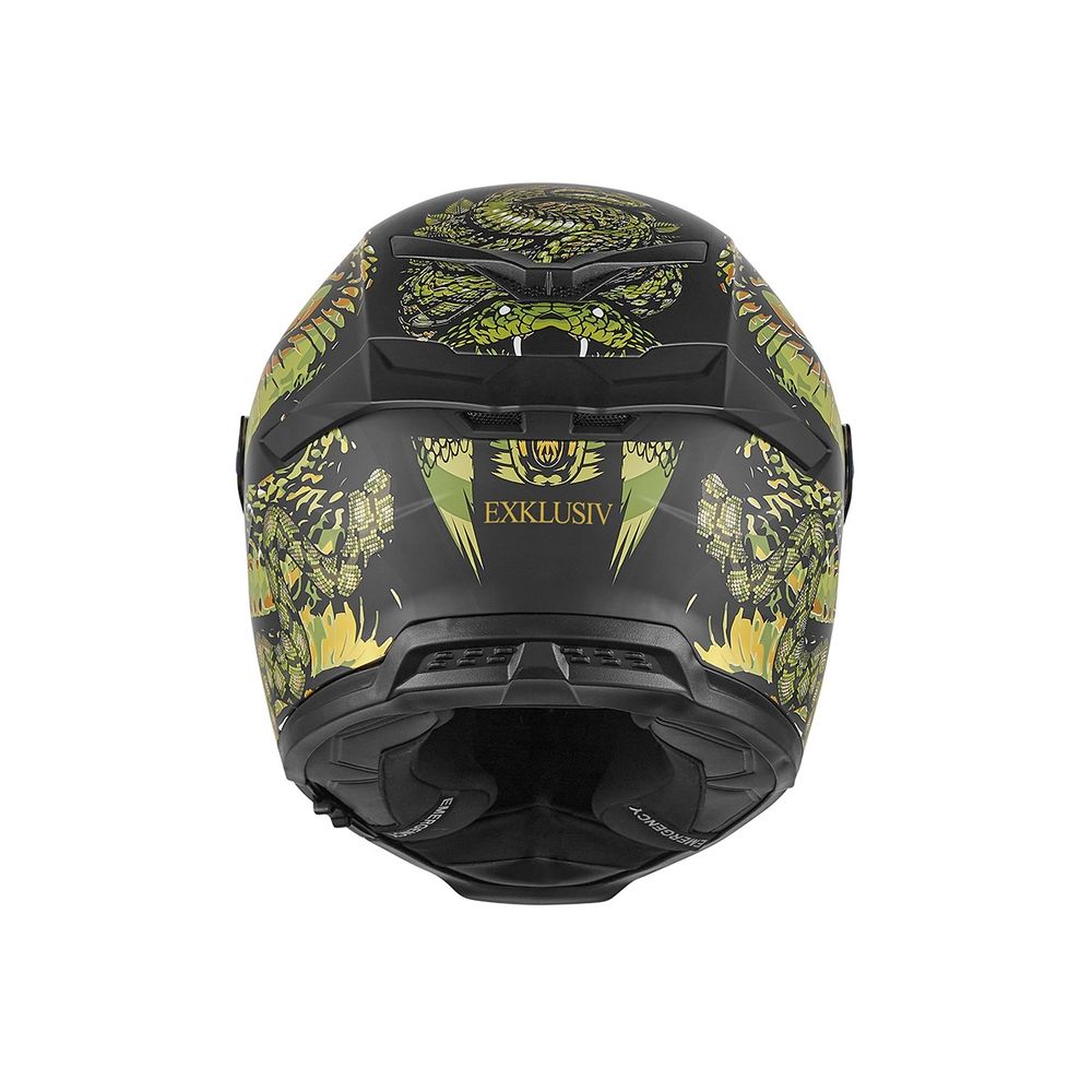 Zatvorena - full face kaciga za motor vel.XL NOX Goliath Mythology - Zlatna slika 3