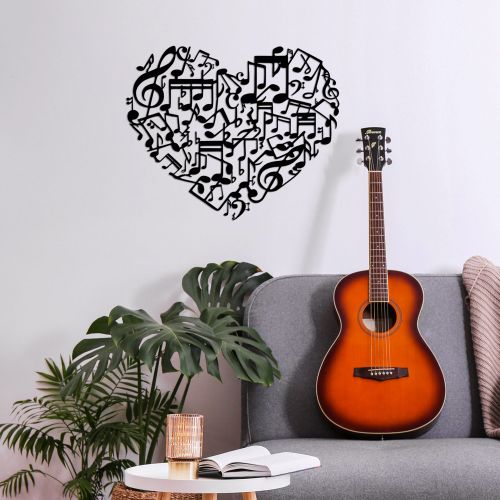 Wallity Metalna zidna dekoracija, Musical Love - 507 slika 2