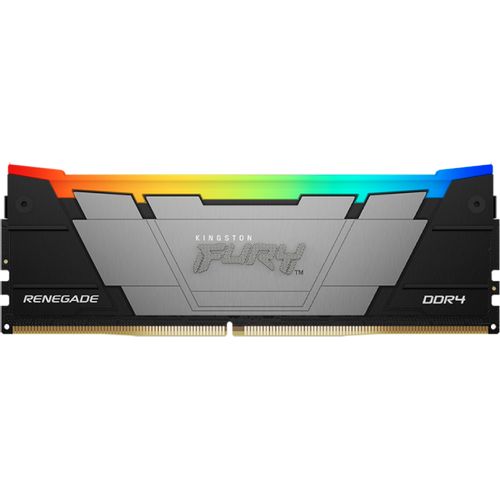 Kingston DIMM DDR4 16GB (2x8GB) 4000MT/s KF440C19RB2AK2/16 Fury Renegade RGB Black XMP slika 1