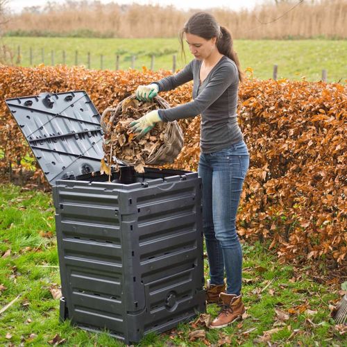 423521 Nature Compost Bin 300 L Black slika 8