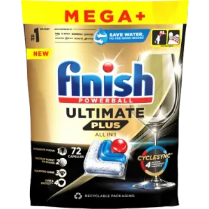 Finish ultimate plus all in one  tablete za mašinsko pranje posuđa, 72 kom