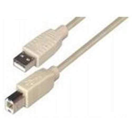 Transmedia USB 2.0 AB, Beige, 5m slika 1