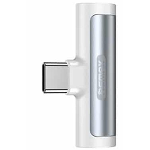 Adapter REMAX USB Type-C na USB Type-C + audio, RL-LA03a (bijeli) slika 1
