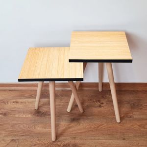 Nesting stolovi 2Shp118 - (2 komada) - boje: krem